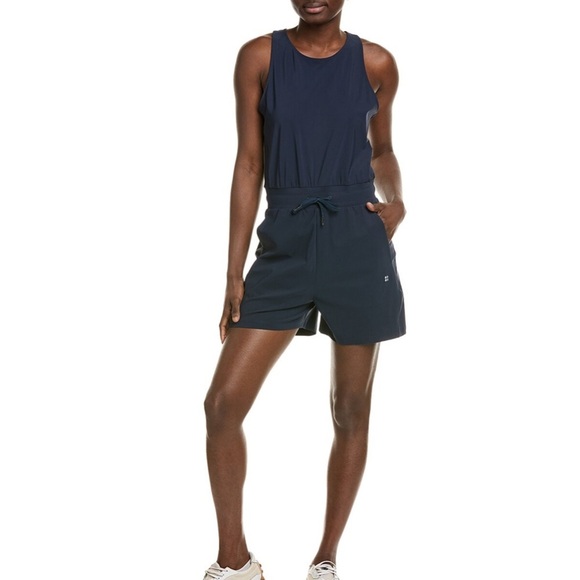 Sweaty Betty Pants - Sweaty Betty Navy Yoga Pilates Romper Size XS NWT